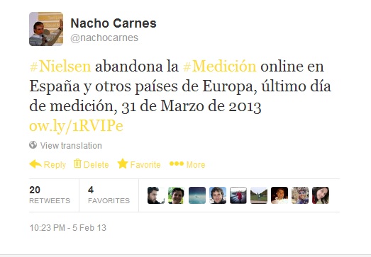 Nacho Carnés en Twitter