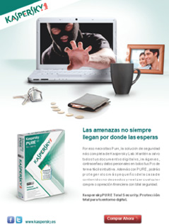 eMailing Kaspersky PURE 2.0