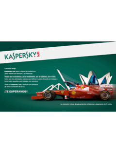 Invitación Gran Premio de Valencia