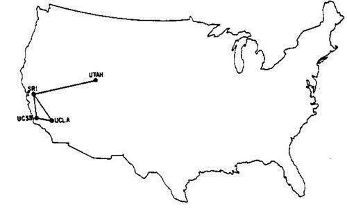 Mapa de Internet en 1969